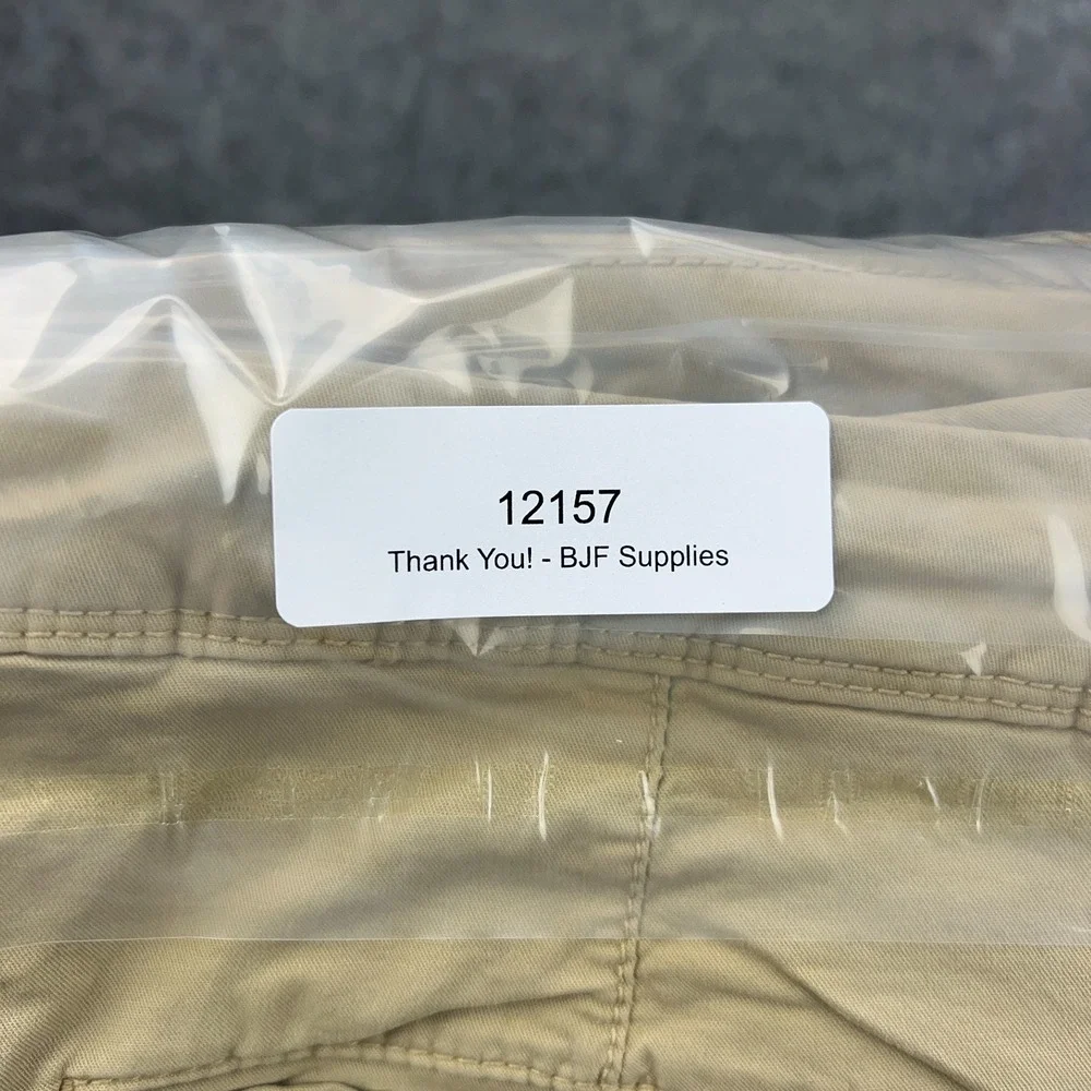 American Eagle Pants Mens 34x34 Tan Khaki Relaxed Straight Chino Cotton Classic - Picture 12 of 12
